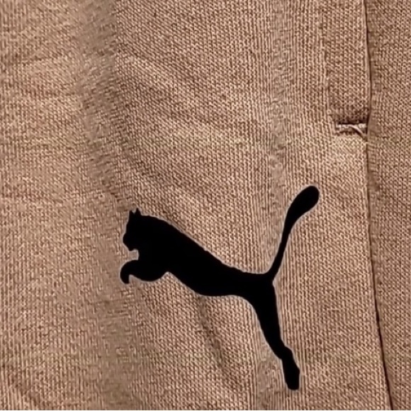 Puma sweatpants tan size Medium youth NEW NWT - Picture 2 of 5
